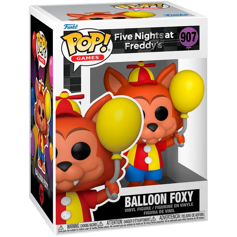 Five Nights at Freddy's Security Breach POP! Games Vinilna Figura Balloon Foxy 9 cm fotografija izdelka