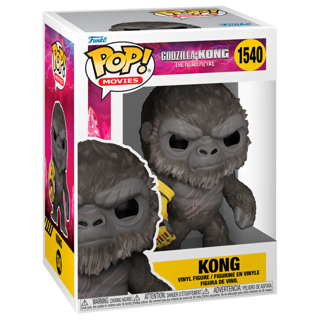 Godzilla vs. Kong 2 POP! Movies Vinilna figura Kong 9 cm fotografija izdelka