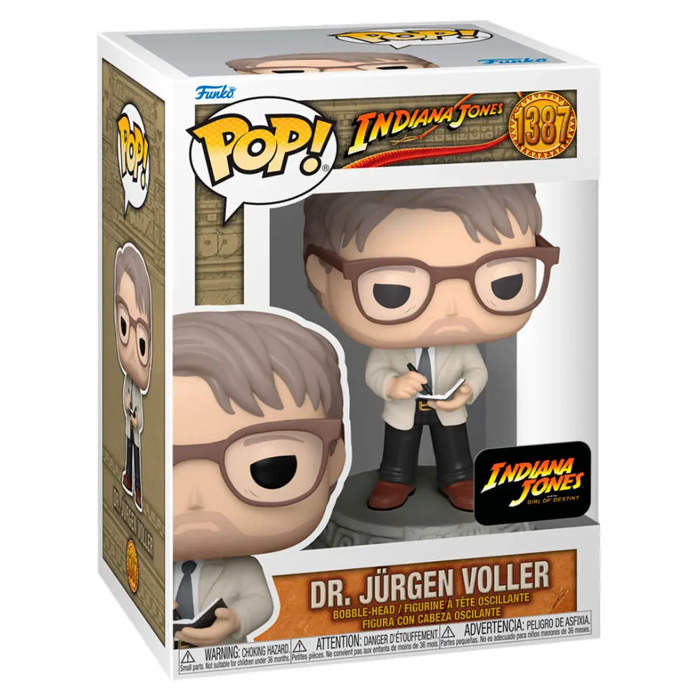 Indiana Jones 5 POP! Movies Vinilna Figura Dr. Jurgen Voller 9 cm fotografija izdelka