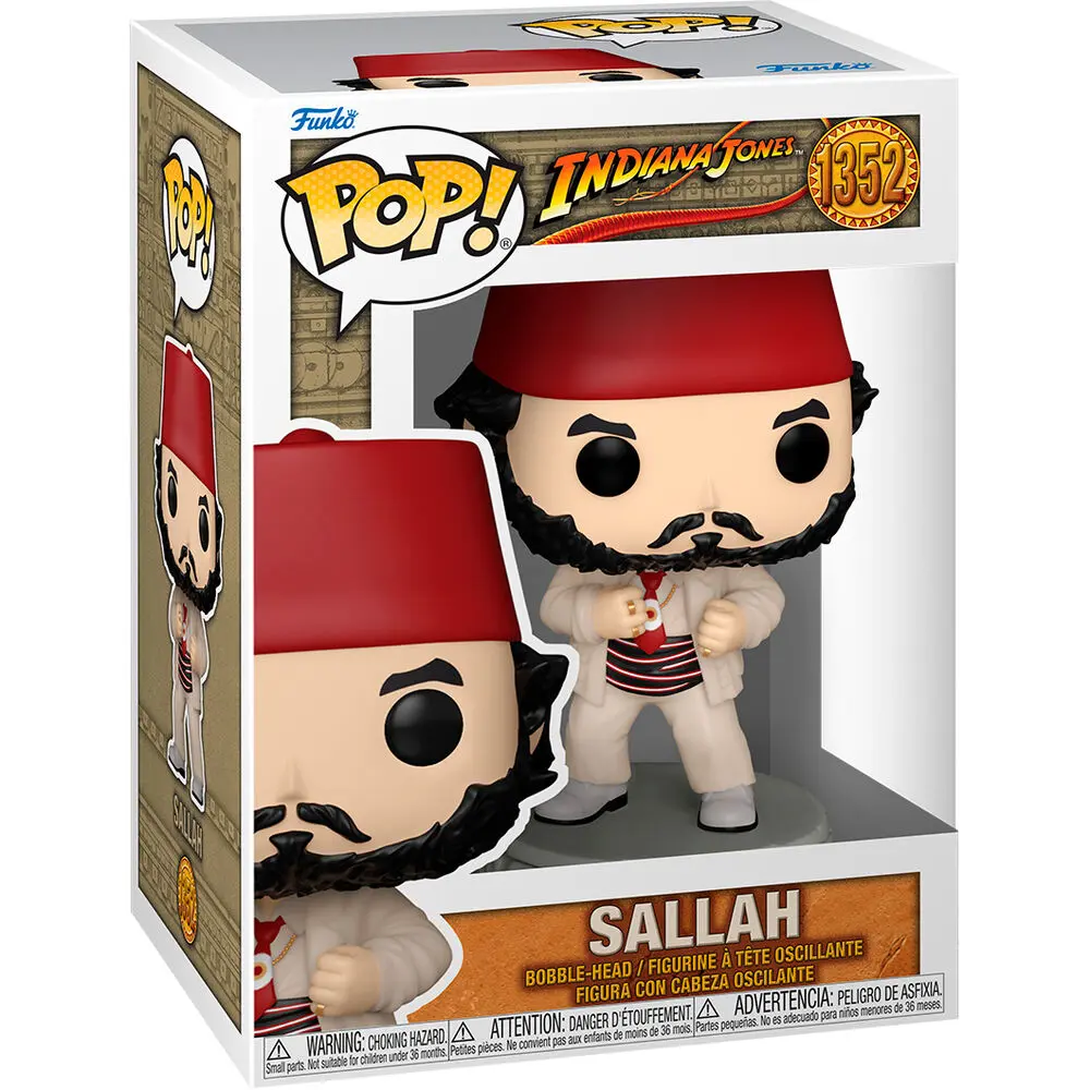 Indiana Jones POP! Movies Vinyl Figurica Sallah 9 cm fotografija izdelka