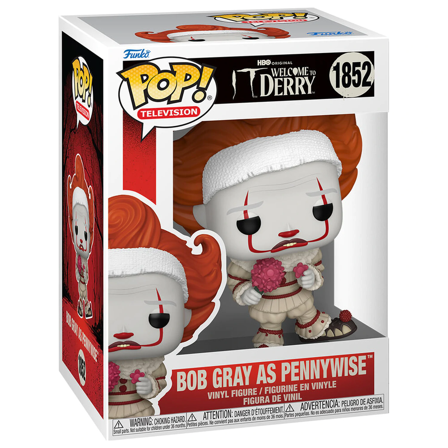 Funko POP figura IT Welcome To Derry Bob Gray kot Pennywise fotografija izdelka