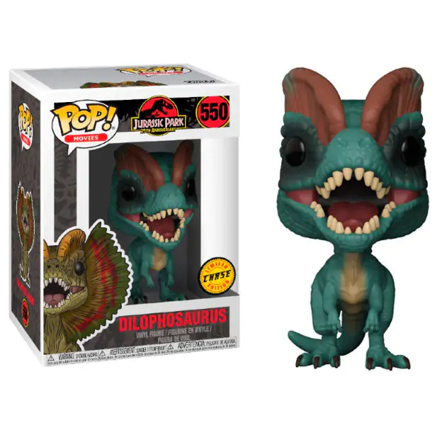 Funko POP figura Jurassic Park Dilophosaurus Chase fotografija izdelka