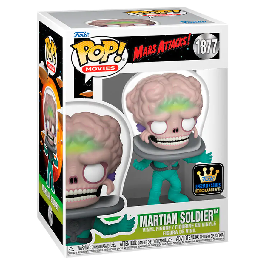 Funko POP figurica Mars Attacks Martian Soldier Exclusive fotografija izdelka