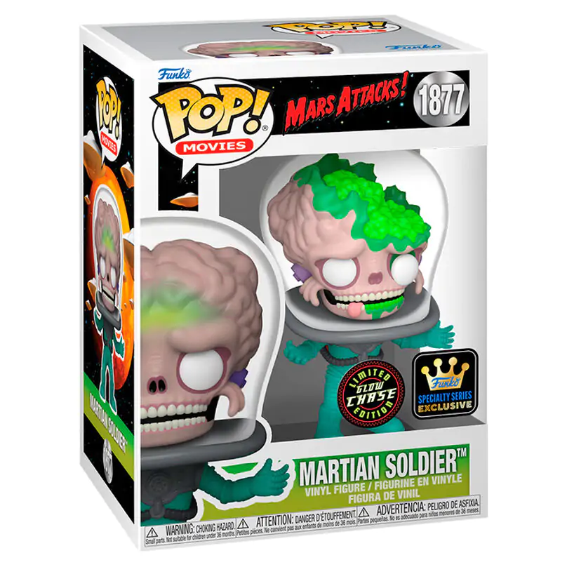 Funko POP figura Mars Attacks Martian Soldier Exclusive Chase fotografija izdelka