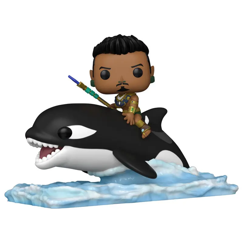 Black Panther: Wakanda Forever POP! Rides Super Deluxe Vinil Figura Namor s Orca 15 cm fotografija izdelka