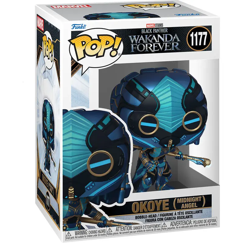 Black Panther: Wakanda Forever POP! Marvel Vinil Figura Okoye (Midnight Angel) 9 cm fotografija izdelka