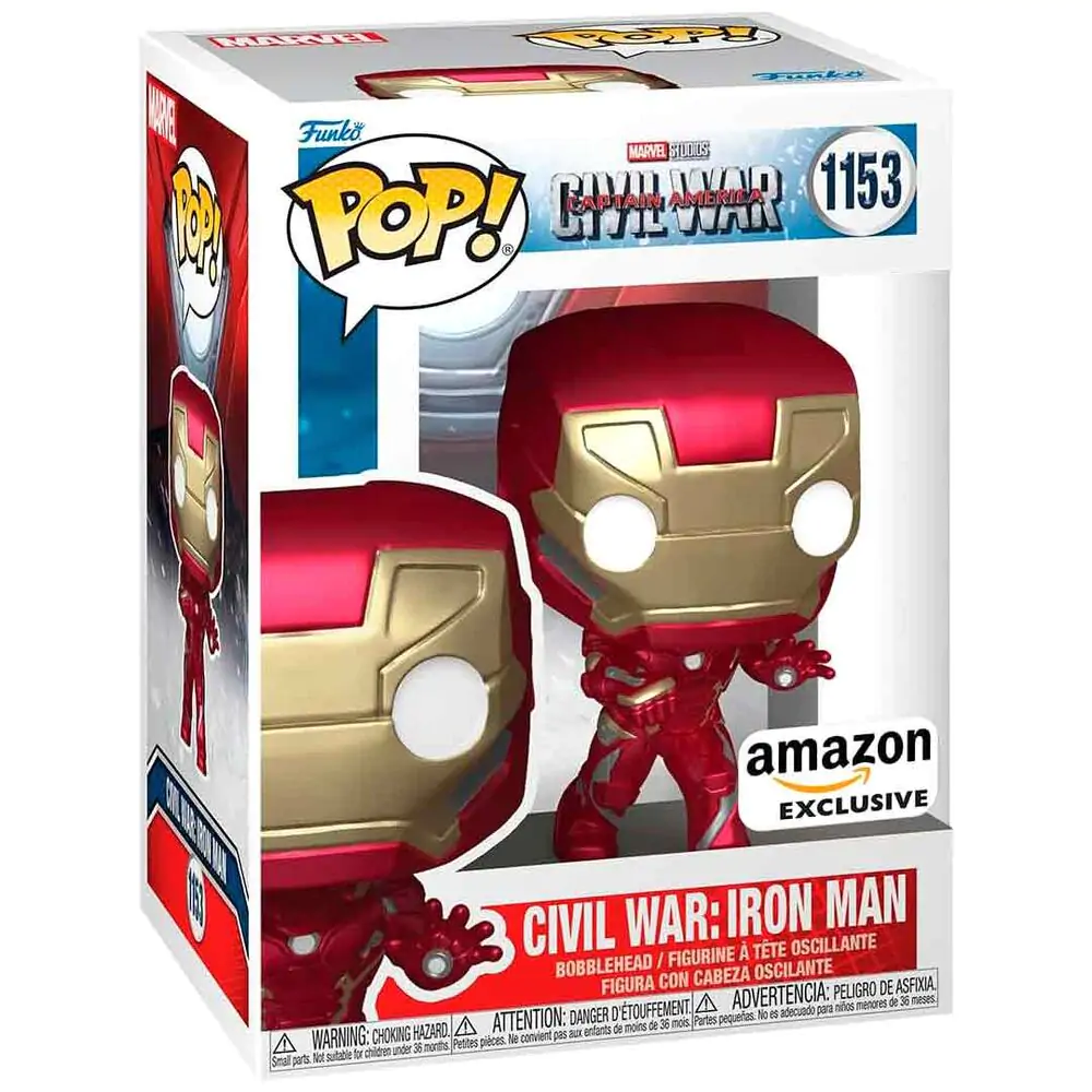 Funko POP figura Marvel Civil War Captain America - Civil War Iron Man Exclusive fotografija izdelka