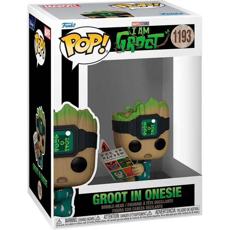 I Am Groot POP! Vinilna Figura Groot PJs s/knjigo 9 cm fotografija izdelka