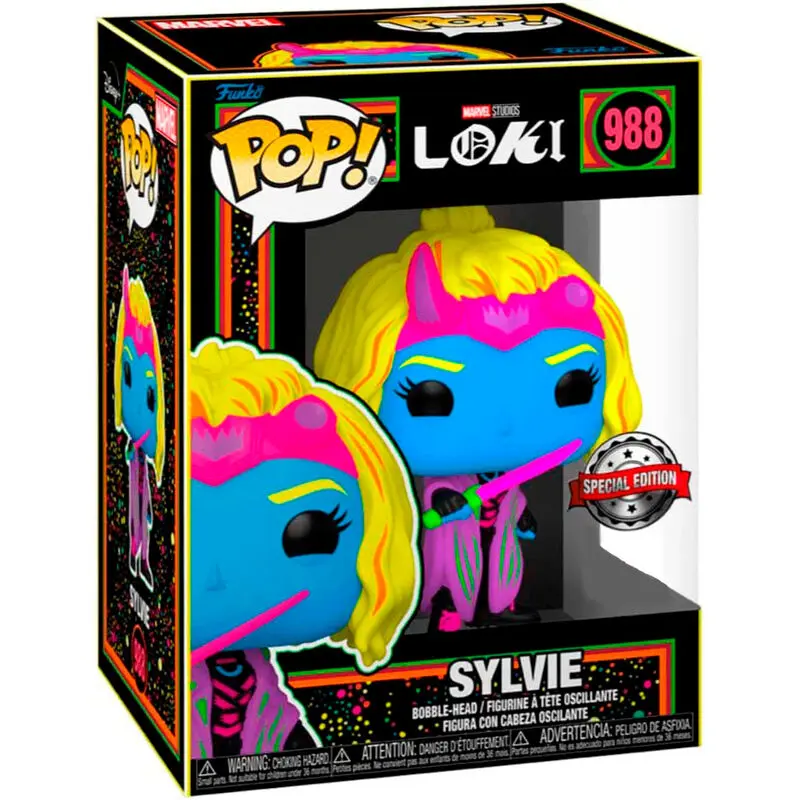 POP figura Marvel Loki Sylvie Black Light Exclusive fotografija izdelka