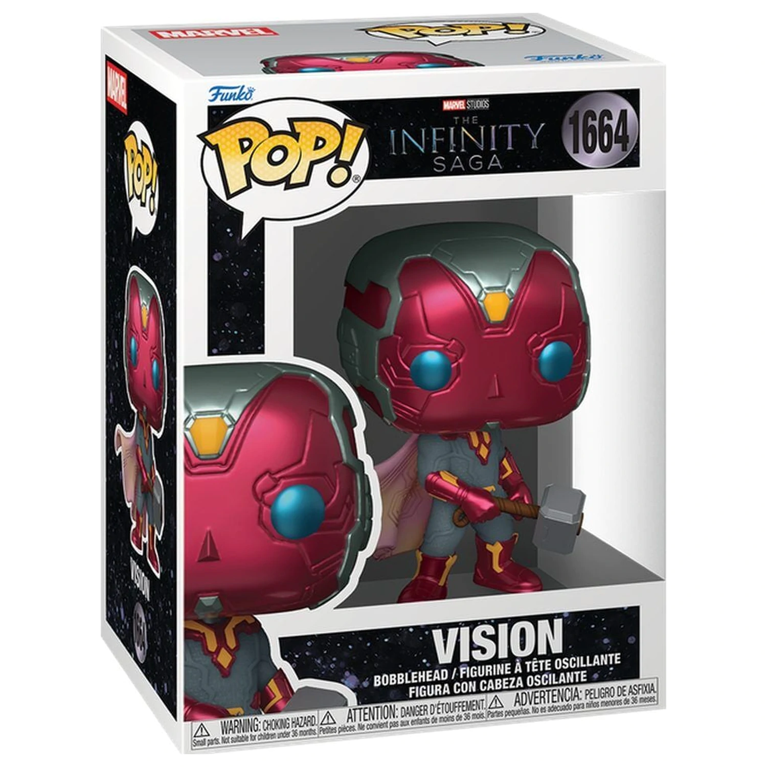 Funko POP figura Marvel Studios The Infinity Saga Vision with Mjölnir fotografija izdelka