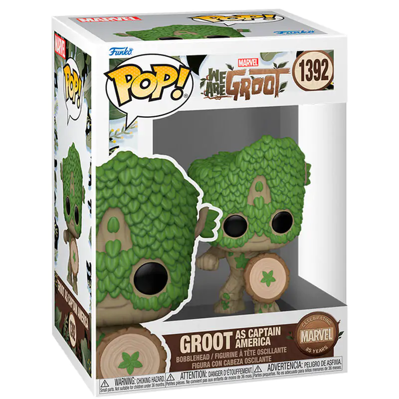 Funko POP figurica Marvel We Are Groot - Groot as Captain America fotografija izdelka