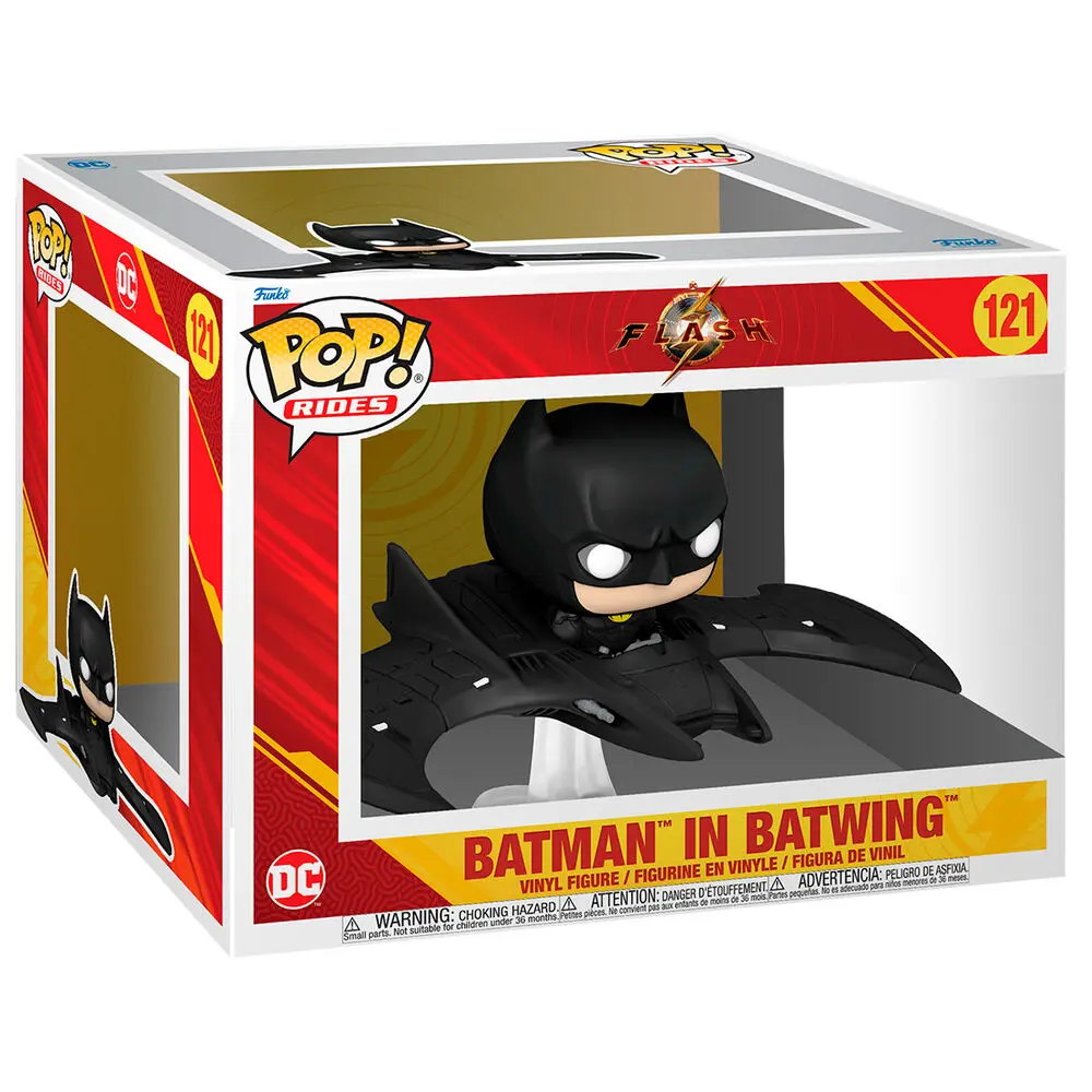 The Flash POP! Rides Super Deluxe Vinilna Figura Batman in Batwing 13 cm fotografija izdelka