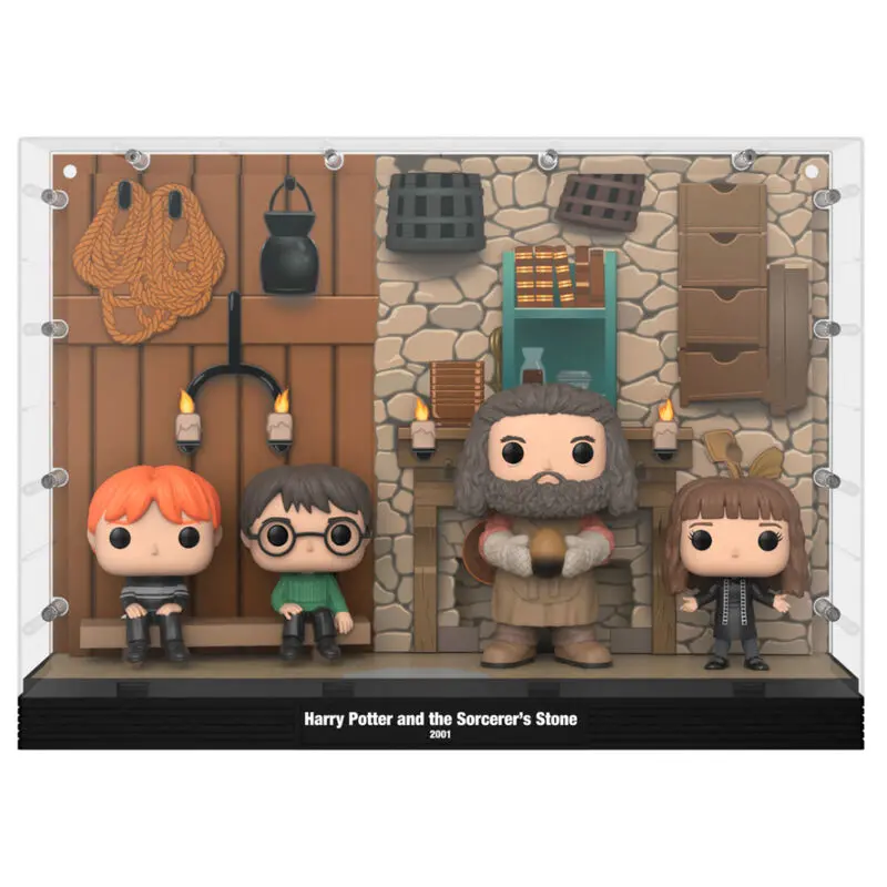 Harry Potter POP Moments Deluxe Vinilne Figure 4-Pack Hagrid's Hut 9 cm fotografija izdelka