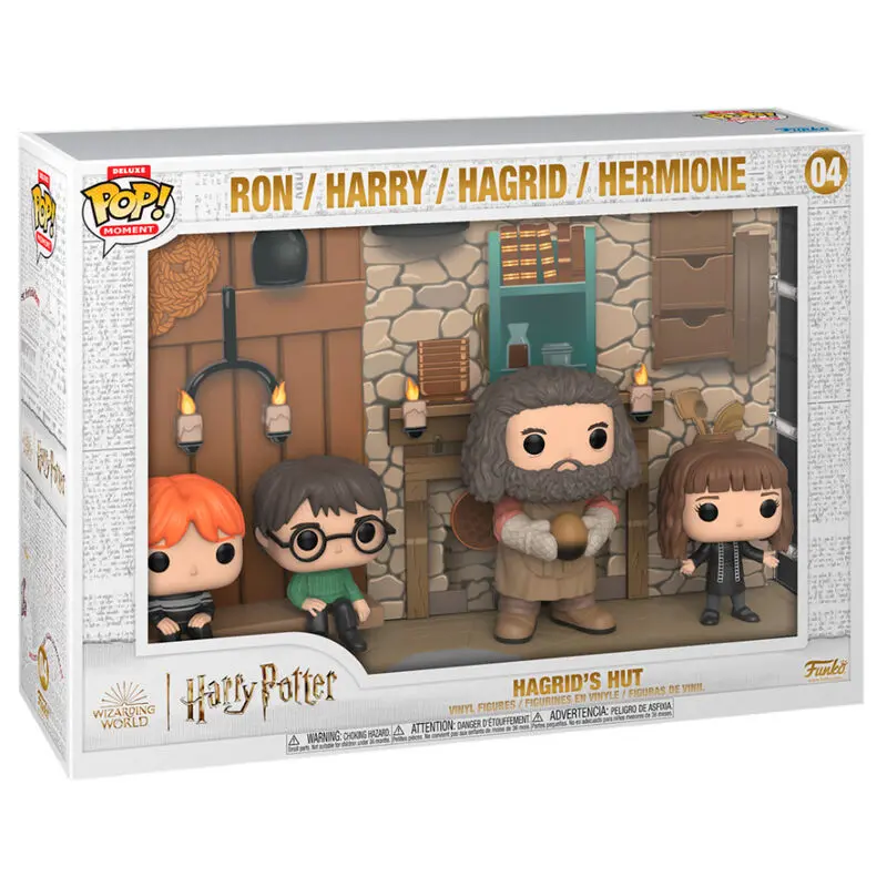 Harry Potter POP Moments Deluxe Vinilne Figure 4-Pack Hagrid's Hut 9 cm fotografija izdelka