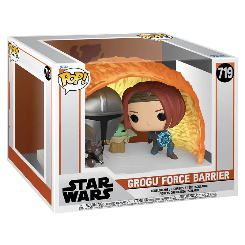 Funko POP figurica Moments Star Wars The Mandalorian Grogu Force Barrier fotografija izdelka