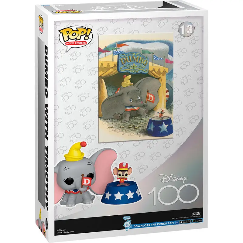 Disney's 100th Anniversary POP! Filmski plakat & Figura Dumbo 9 cm fotografija izdelka