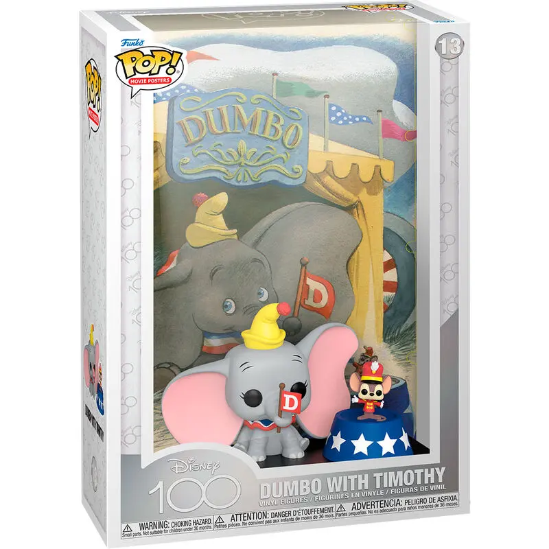 Disney's 100th Anniversary POP! Filmski plakat & Figura Dumbo 9 cm fotografija izdelka