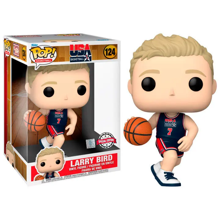 Košarka Super Velika Jumbo POP! Vinil Figura Larry Bird (Team USA) 25 cm fotografija izdelka