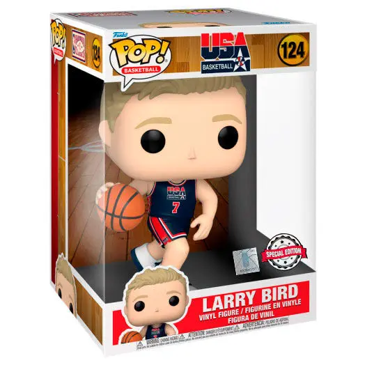 Košarka Super Velika Jumbo POP! Vinil Figura Larry Bird (Team USA) 25 cm fotografija izdelka