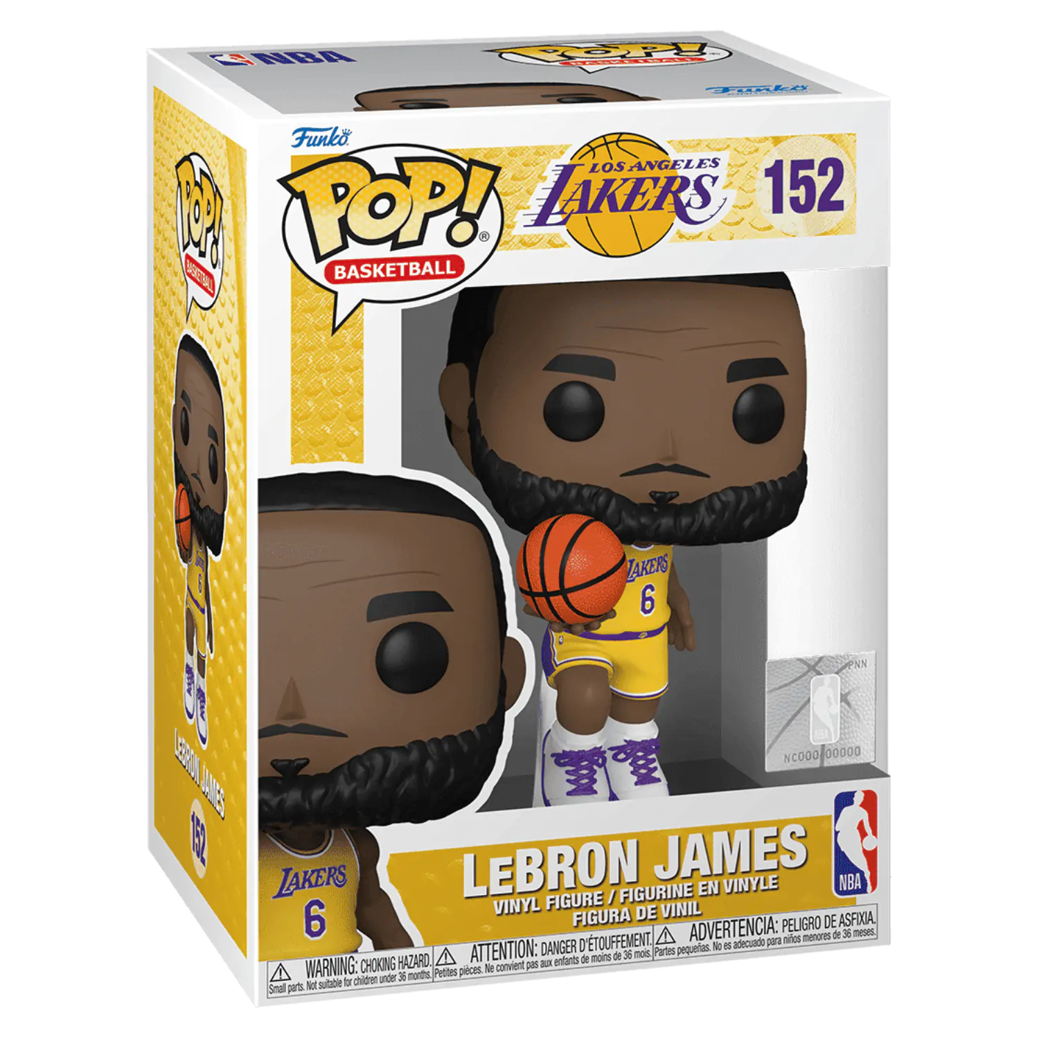 NBA POP! Sports Vinil Figura LeBron James (Lakers) 9 cm fotografija izdelka