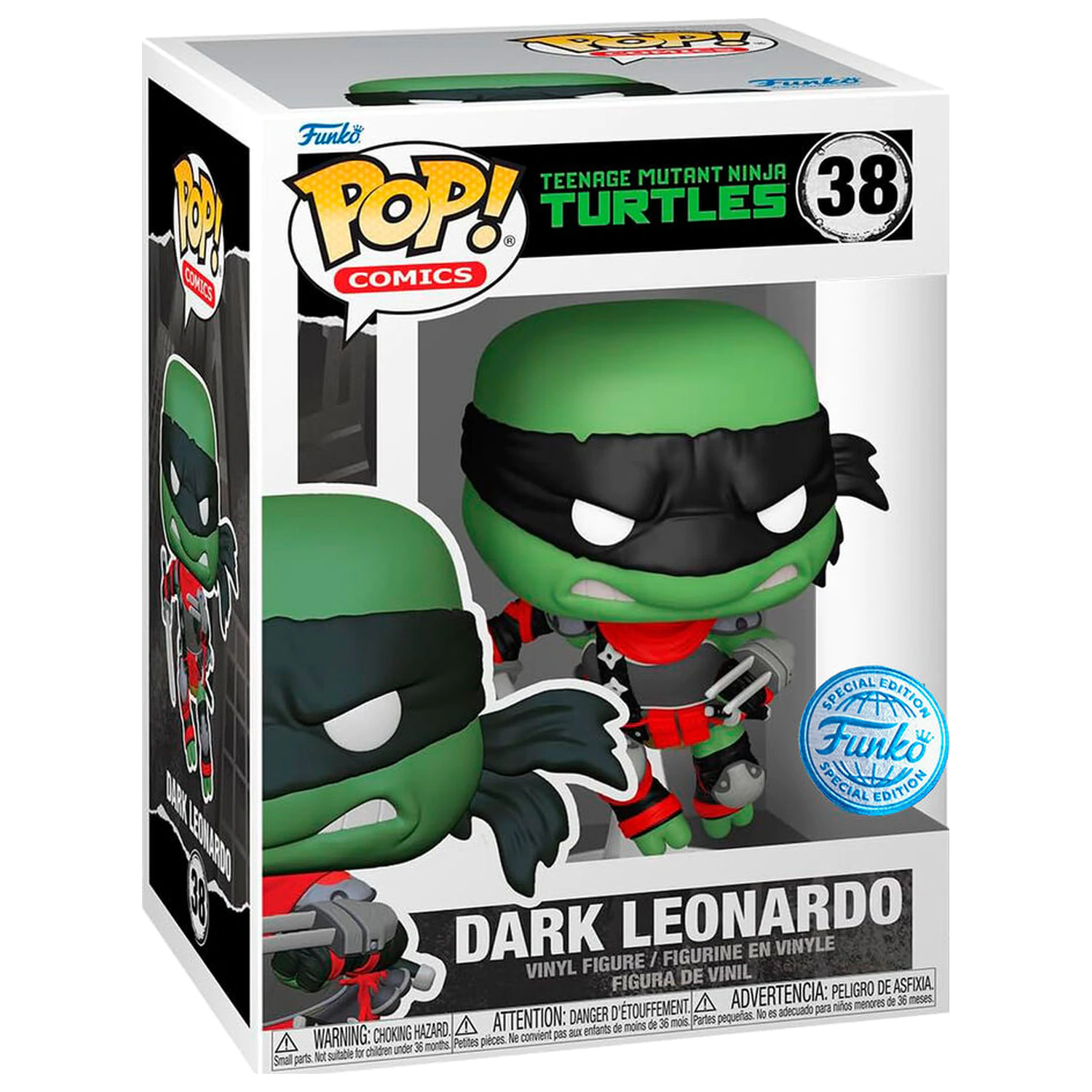 Funko POP figura Ninja Turtles Teenage Mutant Dark Leonardo Exclusive fotografija izdelka