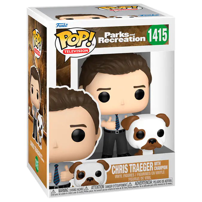 Funko POP figurica Parks and Recreation Chris Traeger s pokalom Champion fotografija izdelka