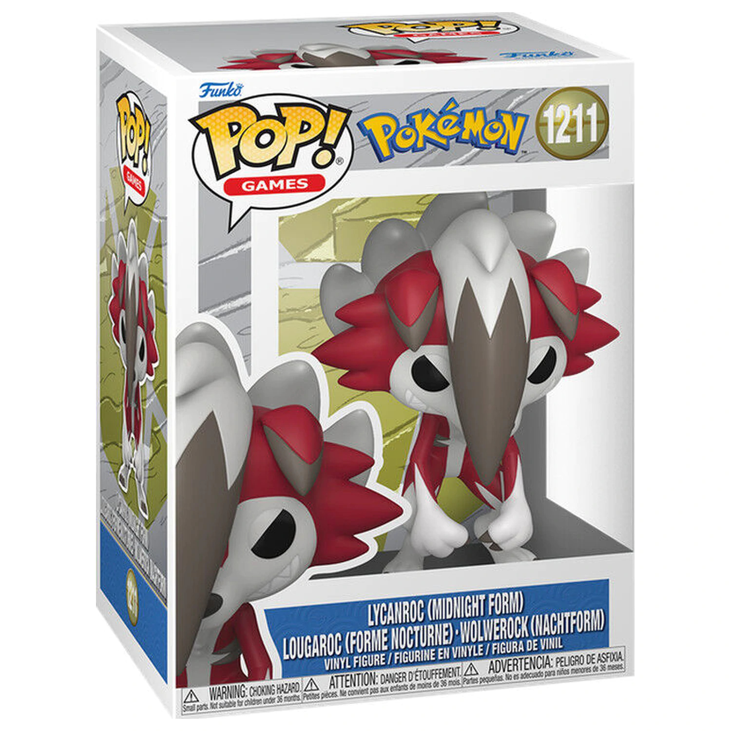 Funko POP figura Pokemon Lycanroc Midnight Form fotografija izdelka