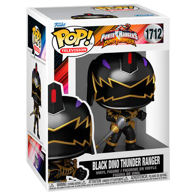 Funko POP figura Power Rangers Dino Thunder - Black Dino Thunder Ranger fotografija izdelka