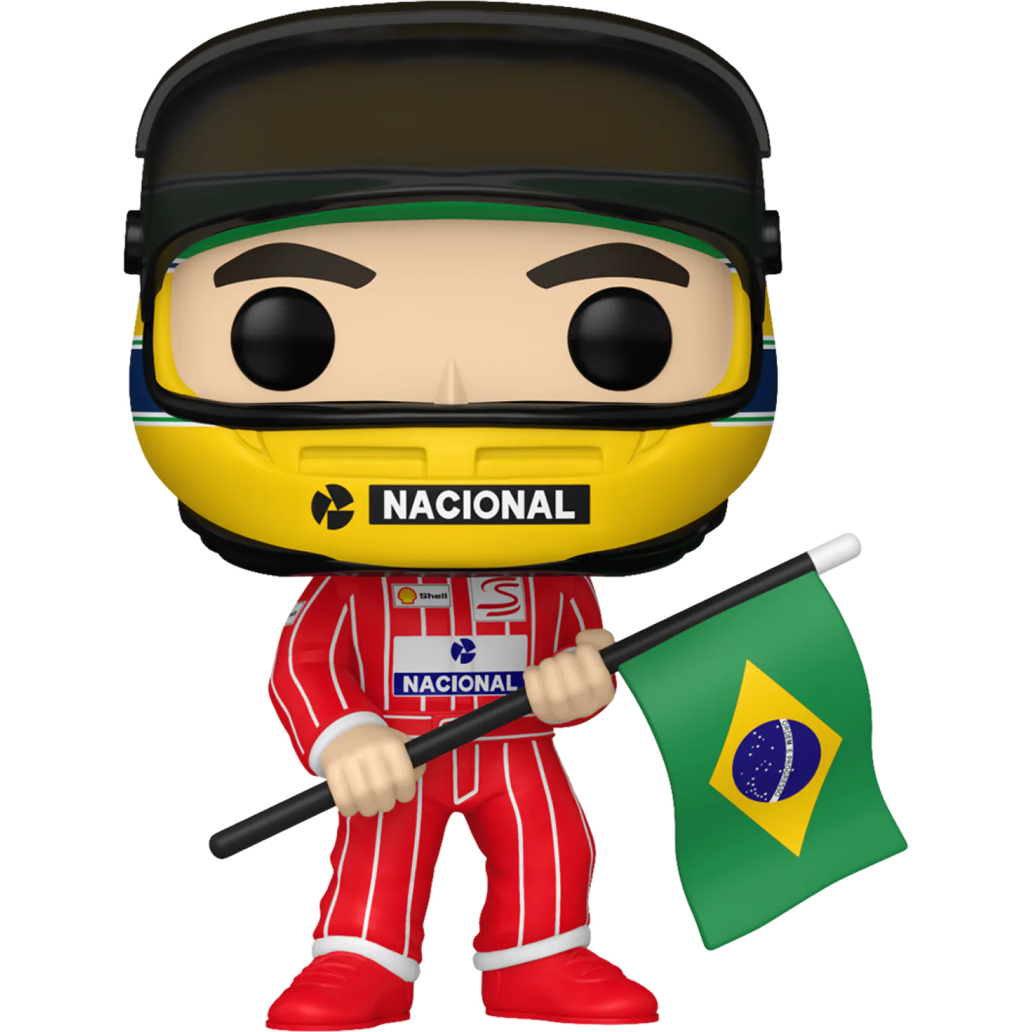 Funko POP figura Racing Senna (brazilska zastava) fotografija izdelka