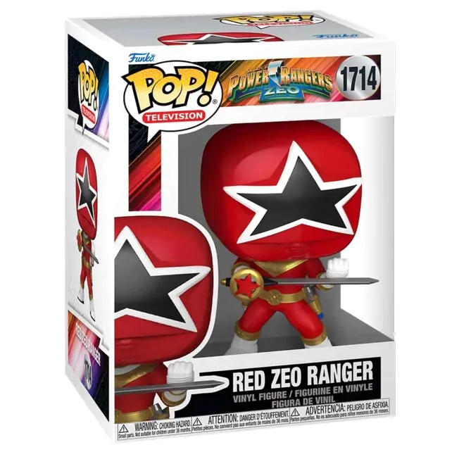 Funko POP figura Rangers Turbo - Red Zeo Ranger fotografija izdelka
