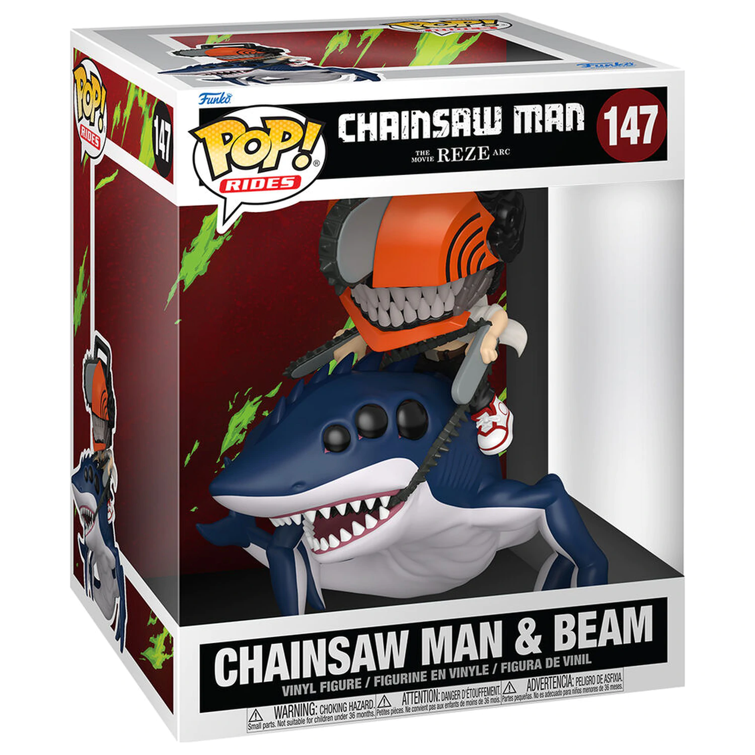 Funko POP figurica Ride Deluxe Chainsaw Man Arc Chainsaw Man & Beam fotografija izdelka