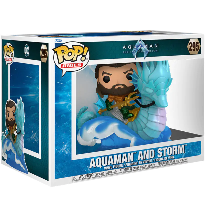 POP figurica Ride Deluxe DC Comics Aquaman and the Lost Kingdom Aquaman on Storm fotografija izdelka