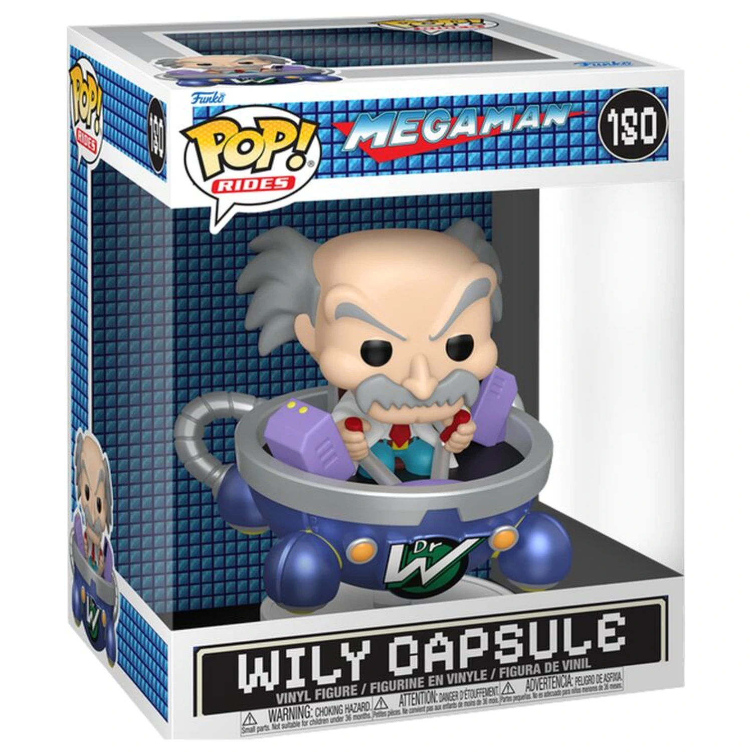 Funko POP figura Rides Deluxe Mega Man Dr. Wily in Wily kapsula fotografija izdelka