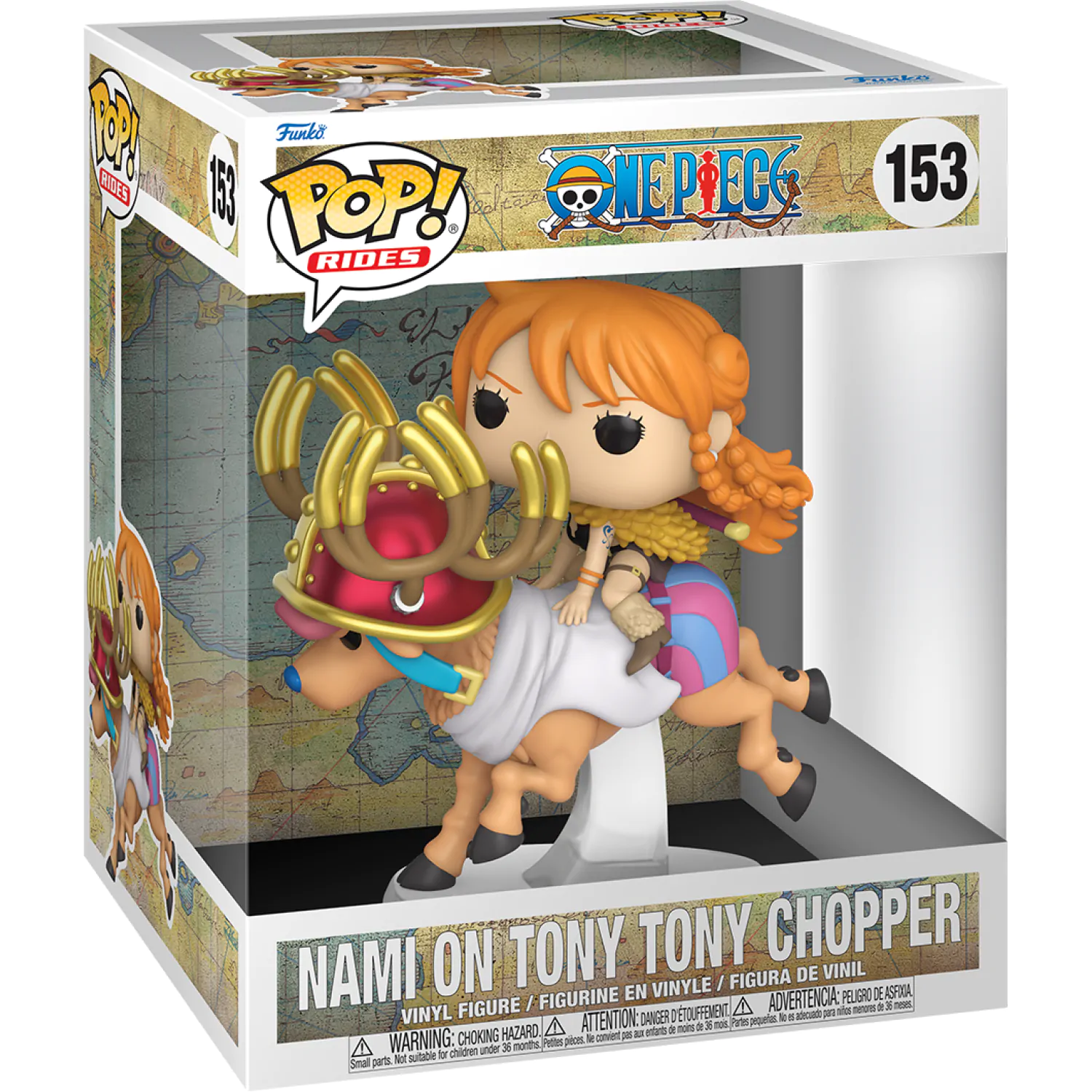 Funko POP figura Rides Deluxe One Piece Nami na Tony Tony Chopper fotografija izdelka