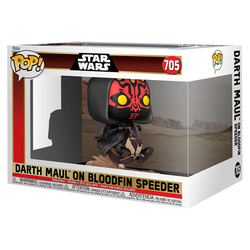 Funko POP figura Rides Deluxe Star Wars Darth Maul On Bloodfin Speeder fotografija izdelka