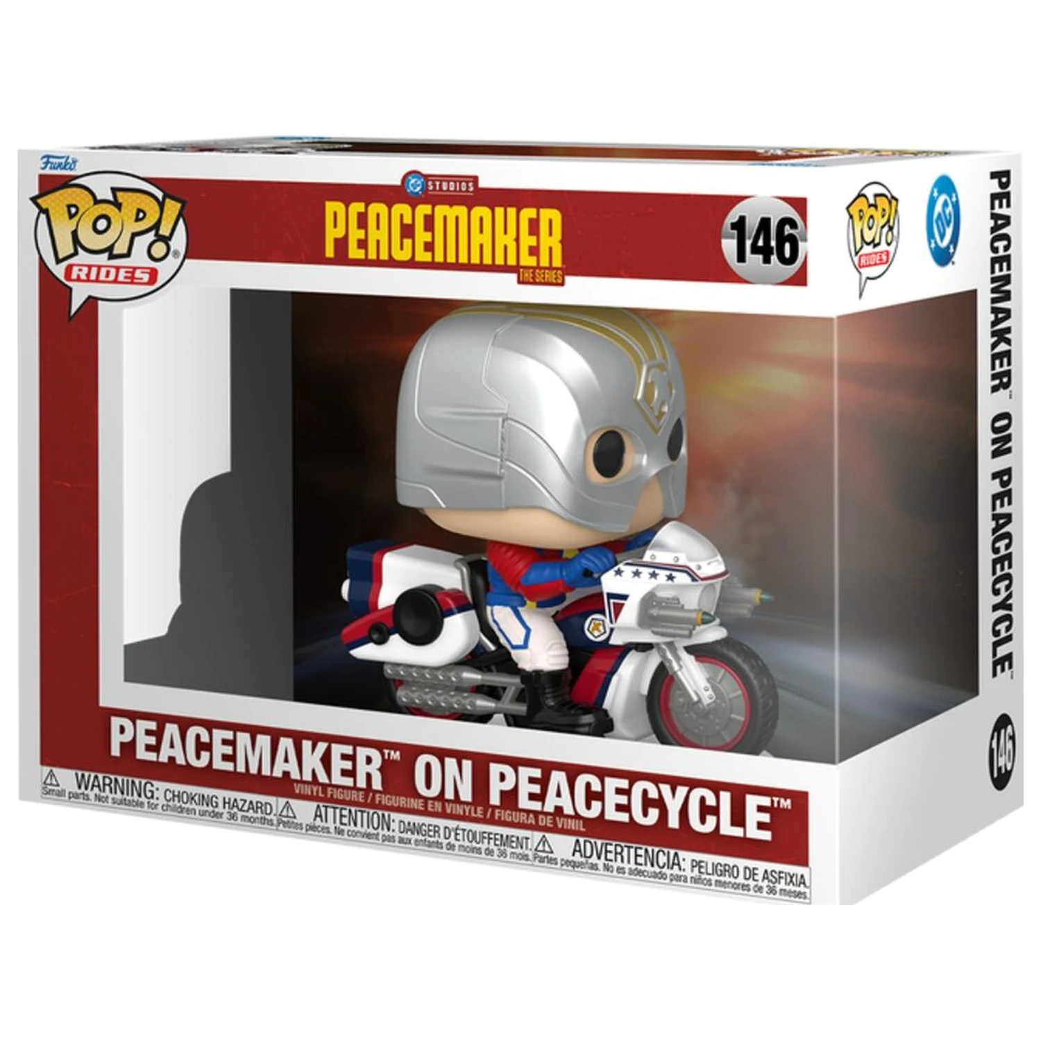 Funko POP figura Rides Peacemaker - Peacemaker na Peacecycle fotografija izdelka
