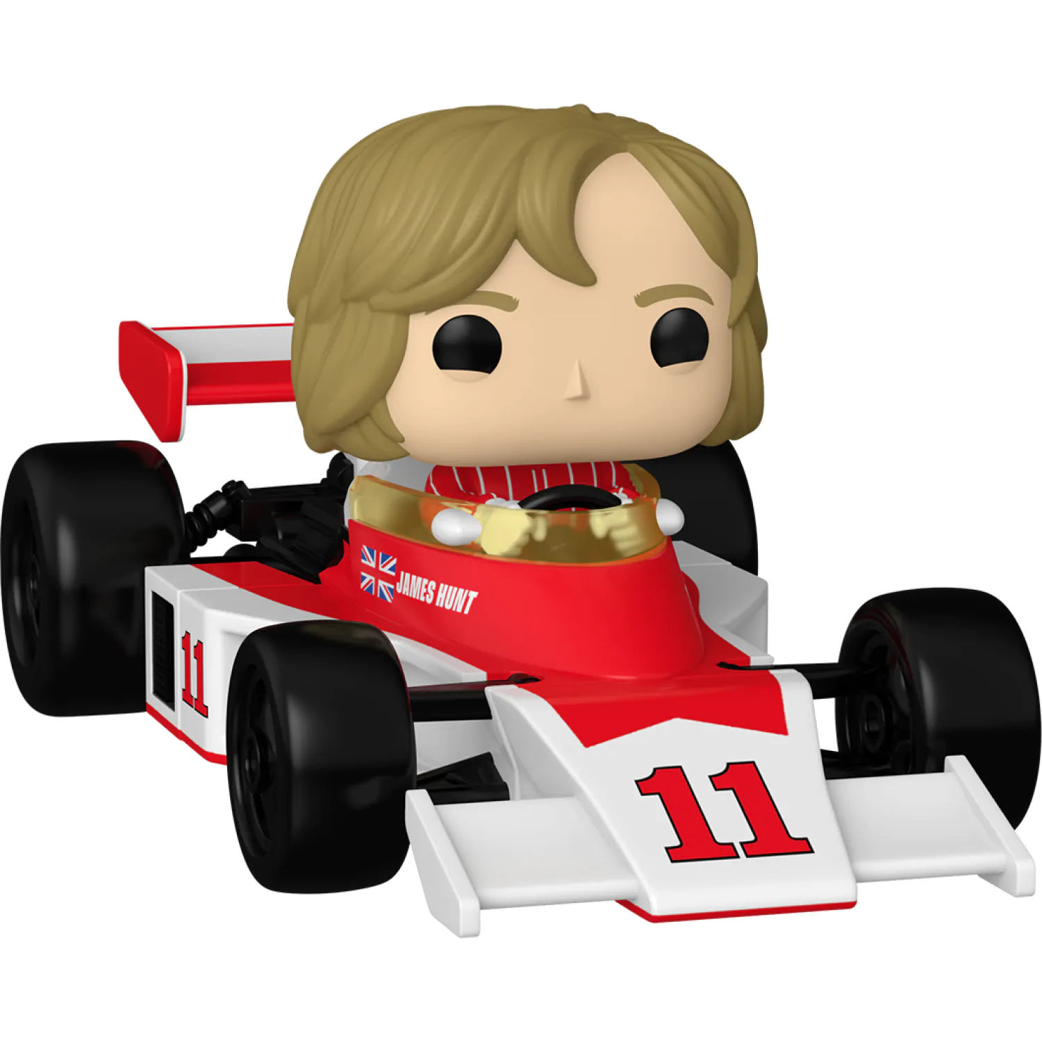 Funko POP figura Rides Super Deluxe Racing James Hunt z McLaren M23D fotografija izdelka
