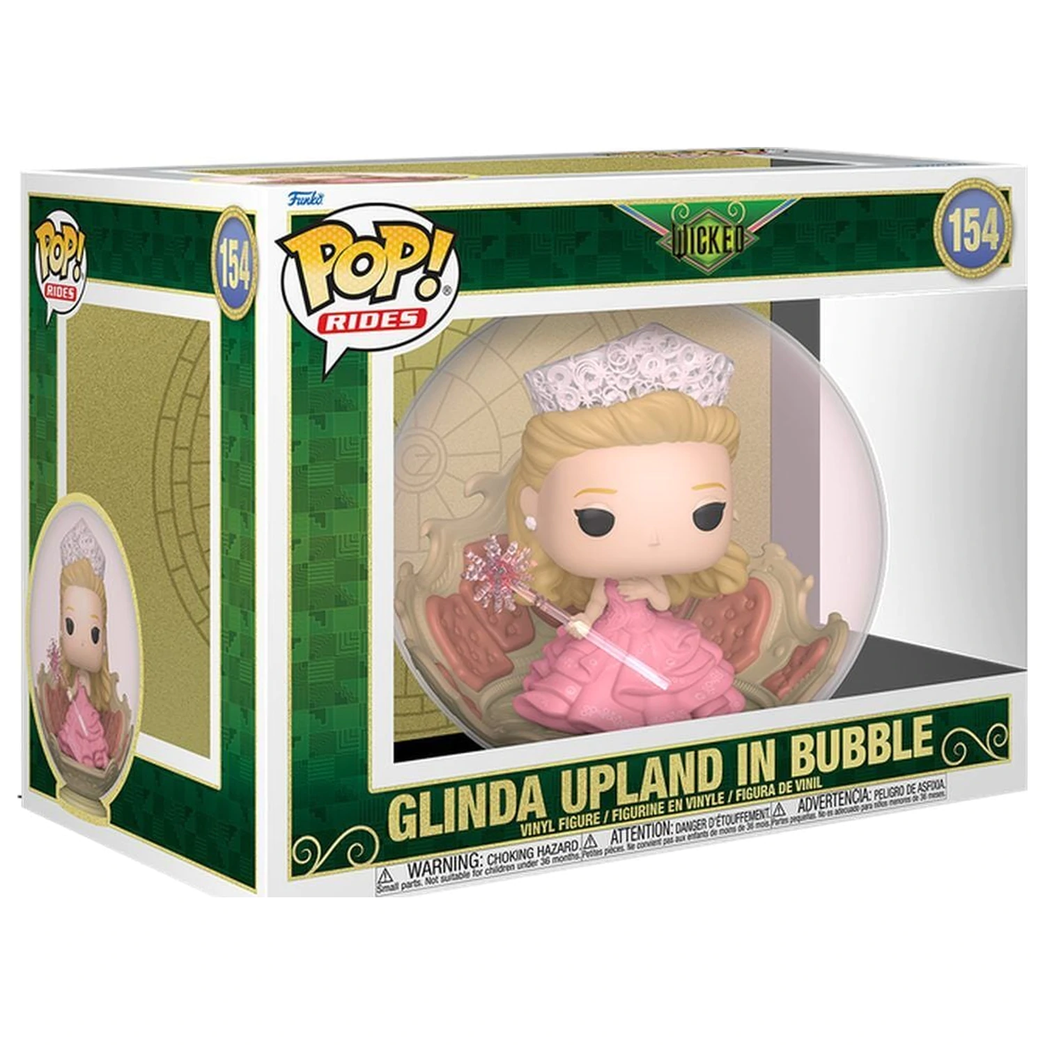 Funko POP figura Rides Wicked Glinda Upland v Bubble fotografija izdelka