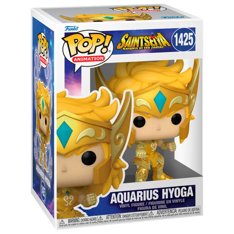 Saint Seiya POP! Animation Figurica Gold Aquarius Hyoga 9 cm fotografija izdelka