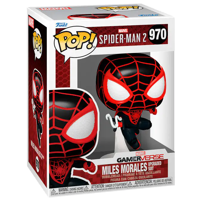 Funko POP figurica Marvel Spiderman 2 Miles Morales Upgraded Suit fotografija izdelka