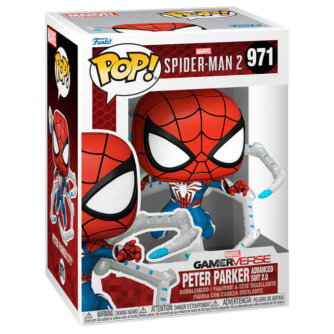 Funko POP figura Marvel Spiderman 2 Peter Parker Advanced Suit 2.0 fotografija izdelka