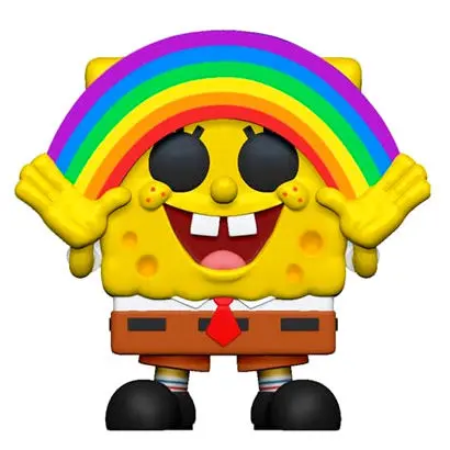 SpongeBob SquarePants POP! vinilna figura SpongeBob Rainbow 9 cm fotografija izdelka