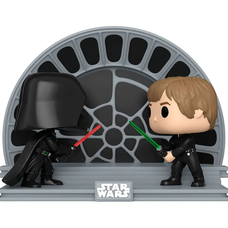 Star Wars Return of the Jedi 40th Anniversary POP Moment! Vinilne figurice, 2-Pack Luke vs Vader 9 cm fotografija izdelka