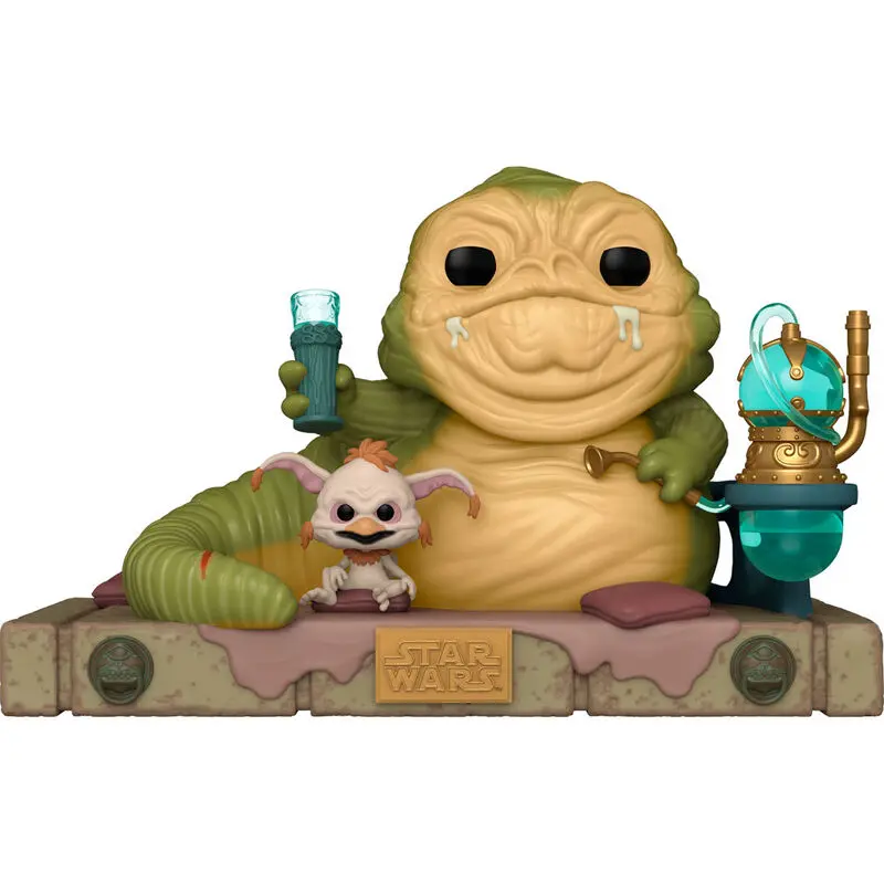 Star Wars Return of the Jedi 40th Anniversary POP! Deluxe Vinil Figura Jabba w/Salacious 9 cm fotografija izdelka