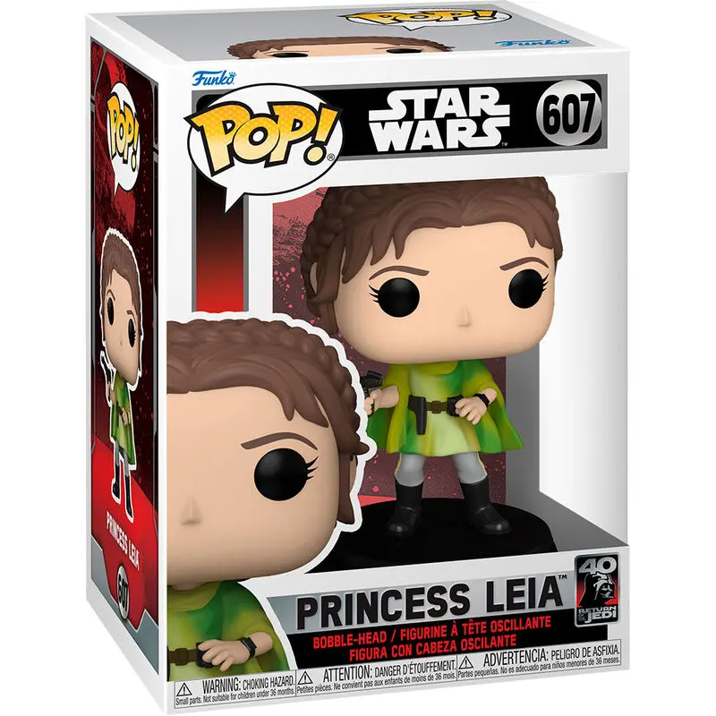 Star Wars Return of the Jedi 40th Anniversary POP! Vinil Figura Leia (BH) 9 cm fotografija izdelka