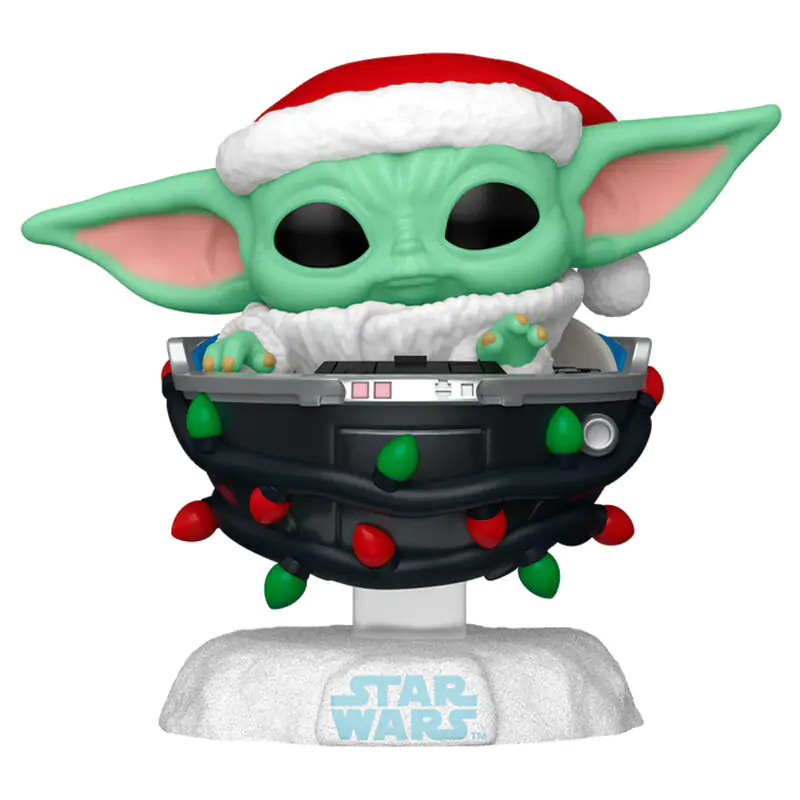 Funko POP figurica Star Wars Grogu with Santa Hat in Otroški voziček fotografija izdelka