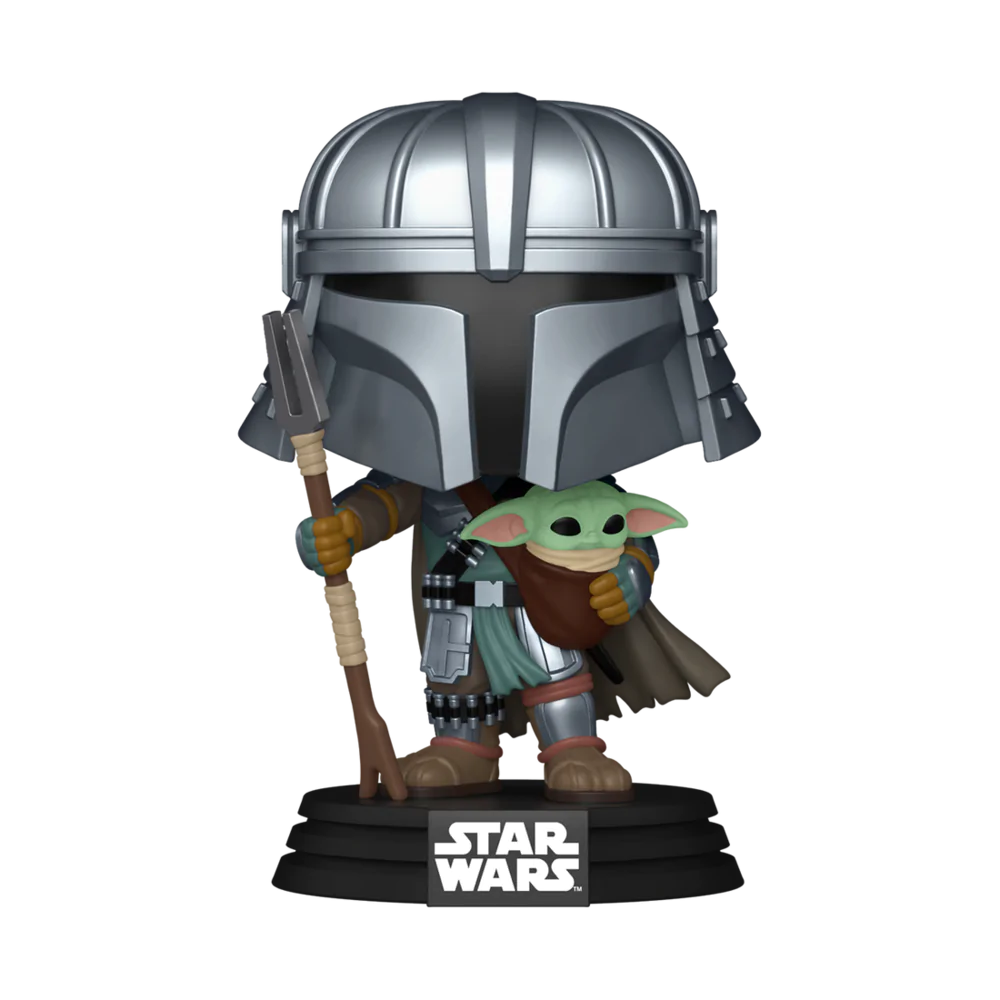 Funko POP figurica Star Wars Impressions Mandalorian with Grogu Exclusive fotografija izdelka