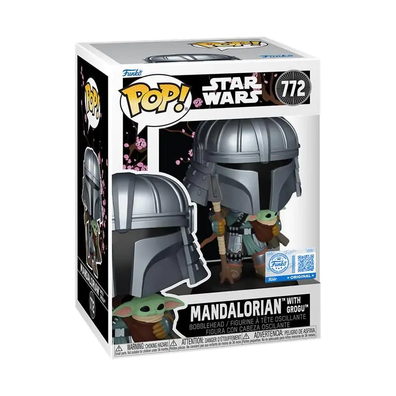 Funko POP figurica Star Wars Impressions Mandalorian with Grogu Exclusive fotografija izdelka
