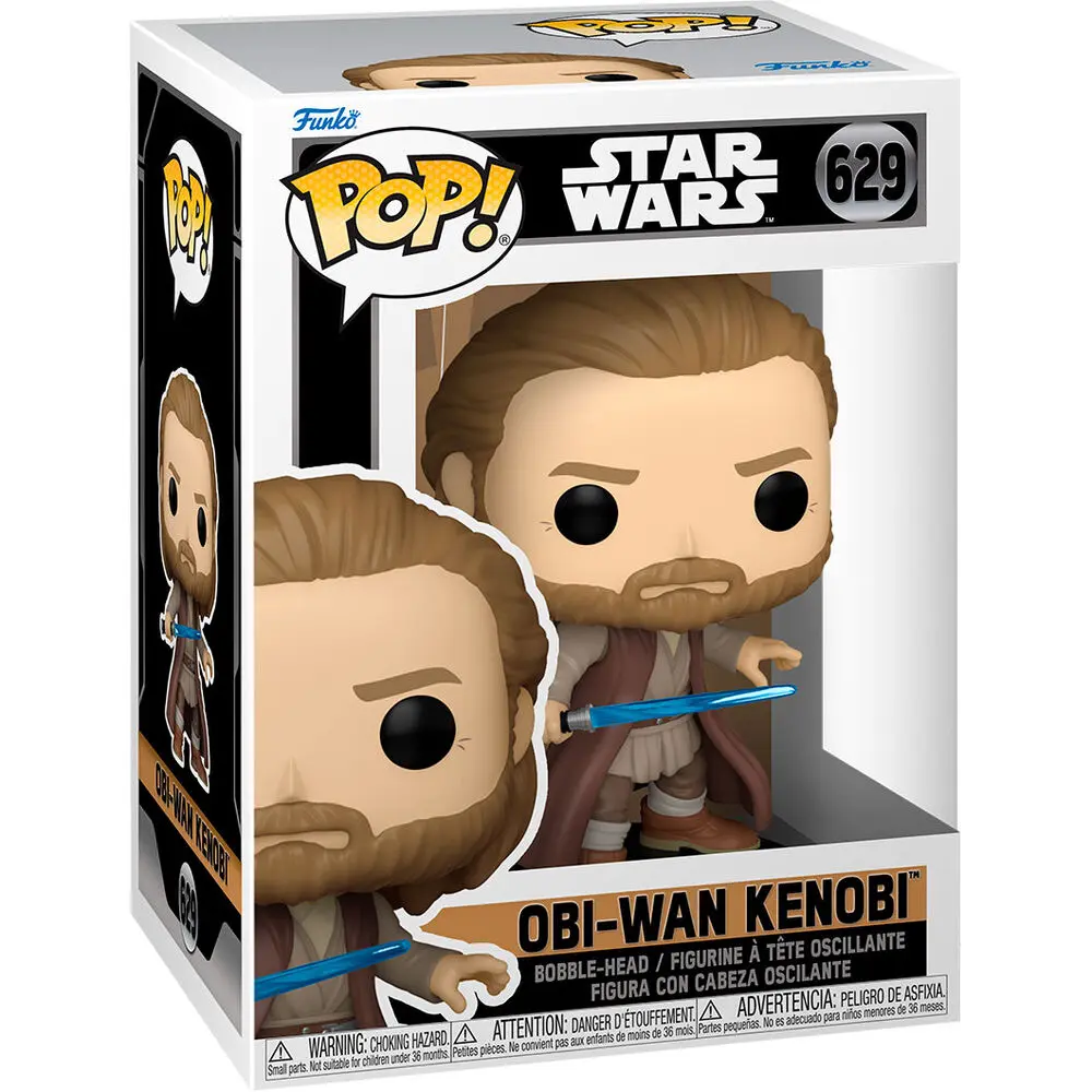 Star Wars: Obi-Wan Kenobi POP! Vinilna figura Obi-Wan (bojna poza) 9 cm fotografija izdelka