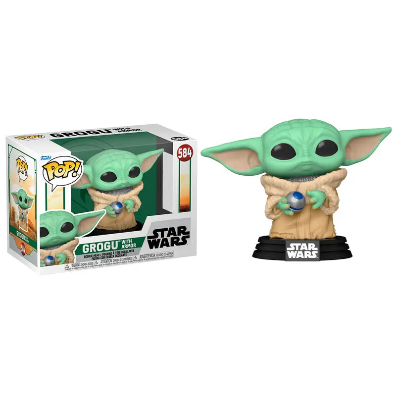 Star Wars The Book of Boba Fett POP! TV Vinyl Figure Grogu z oklepom 9 cm fotografija izdelka